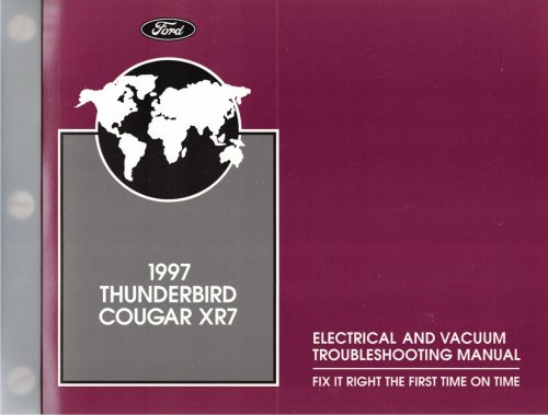1992 Ford Thunderbird / Mercury Cougar, XR7 Electrical & Vacuum Troubleshooting Manual (EVTM)