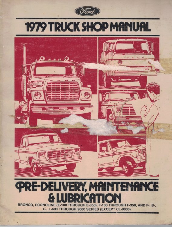 1979 Ford Truck Shop Manual; 