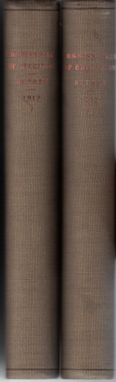 Image for Report of the Commissioner of Education for the Year Ended June 30, 1912 (2 Volume Set) Report of the Commissioner of Education for the Year Ended June 30, 1912 (2 Volume Set)