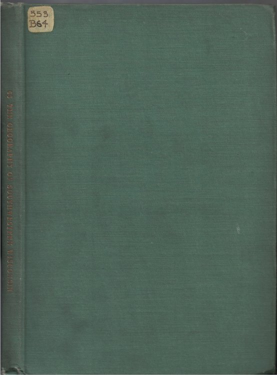 The Geography of South-Western Wisconsin (Wisconsin Geological and Natural History Survey, Bulletin No. 65, Educational Series No. 8)