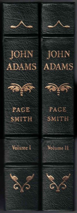 John Adams, V1: 1735-1784 & V2: 1784-1826 (2 Volume Set) [dark-green leather]