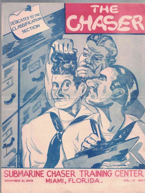 The Chaser: Submarine Chaser Training Center, Vol. IV, No. 14, November 8, 1943