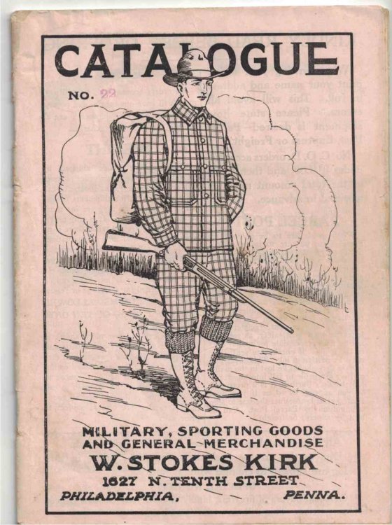 W. Stokes Kirk Catalogue No. 22: Military, Sporting Goods and General Merchandise