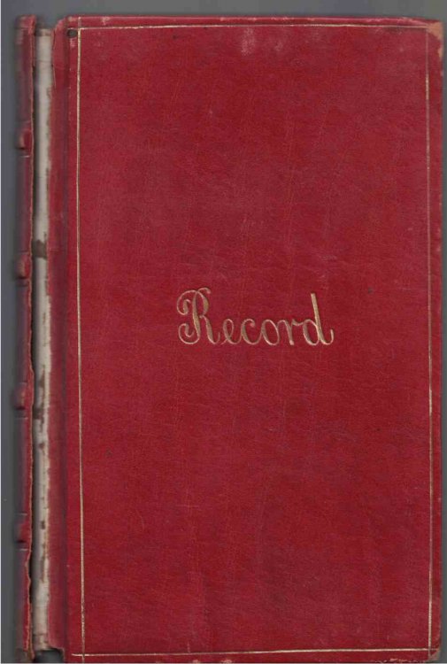 Hand-Written Library Account/Record Book [Menomonie, Wisconsin]