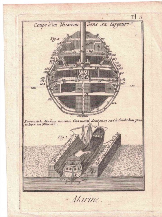 Marine, Pl 5 [Antiquarian Engraving]