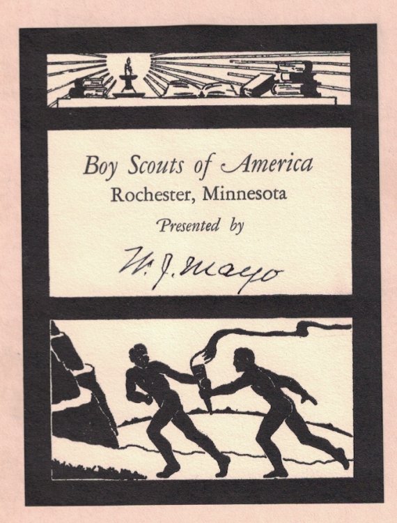 The Influencing Of Character (with Bookplate Signed By W. J. Mayo)