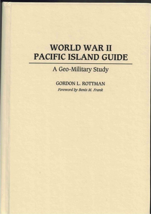 World War II Pacific Island Guide A Geo-Military Study