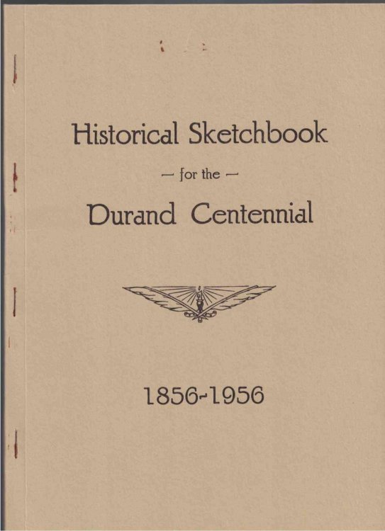 Historical Sketchbook for the Durand Centennial: 1856-1956 [Wisconsin]