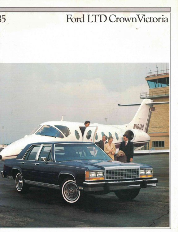 1985 Ford LTD Crown Victoria [sales brochure]