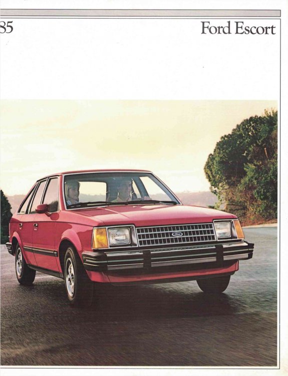 1985 Ford Escort [sales brochure]