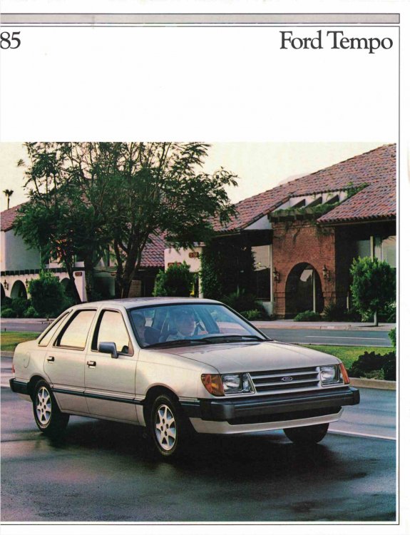 1985 Ford Tempo [sales Brochure]
