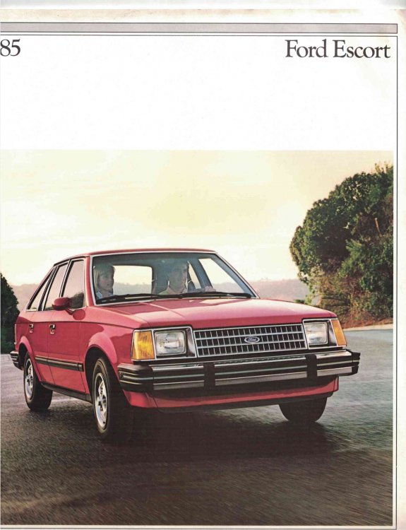 1985 Ford Escort [sales brochure]