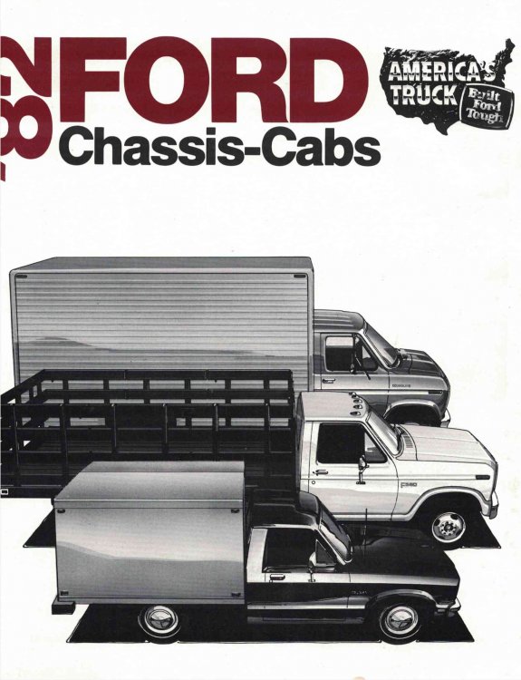 '82 [1982] Ford Chassis-Cabs [sales brochure]