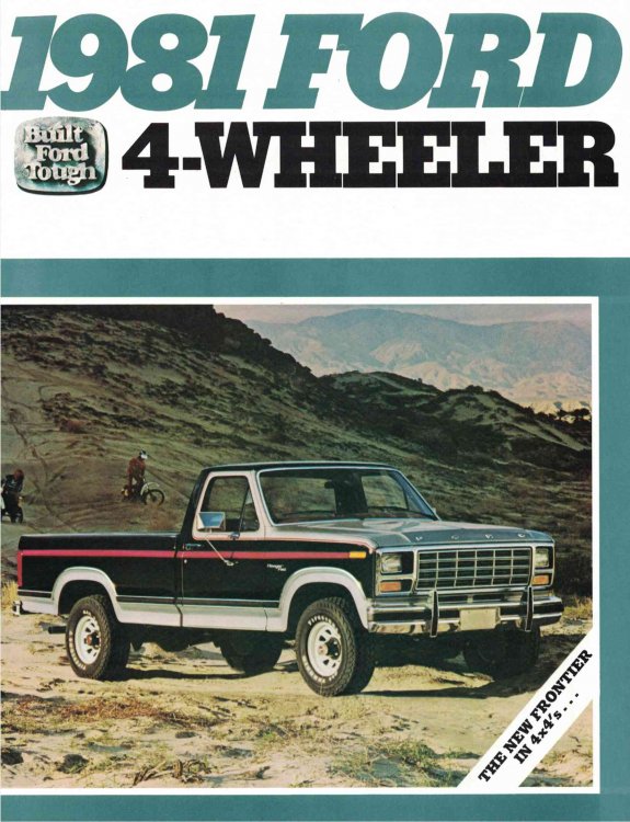1981 Ford 4-Wheeler [sales Brochure]