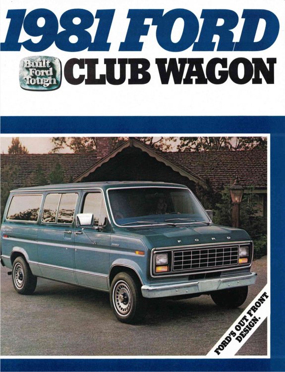 1981 Ford Club Wagon [sales brochure]