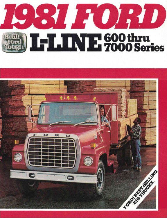 1981 Ford L-Line: 600 thru 7000 Series [sales brochure] [Medium-Duty Ford Truck]