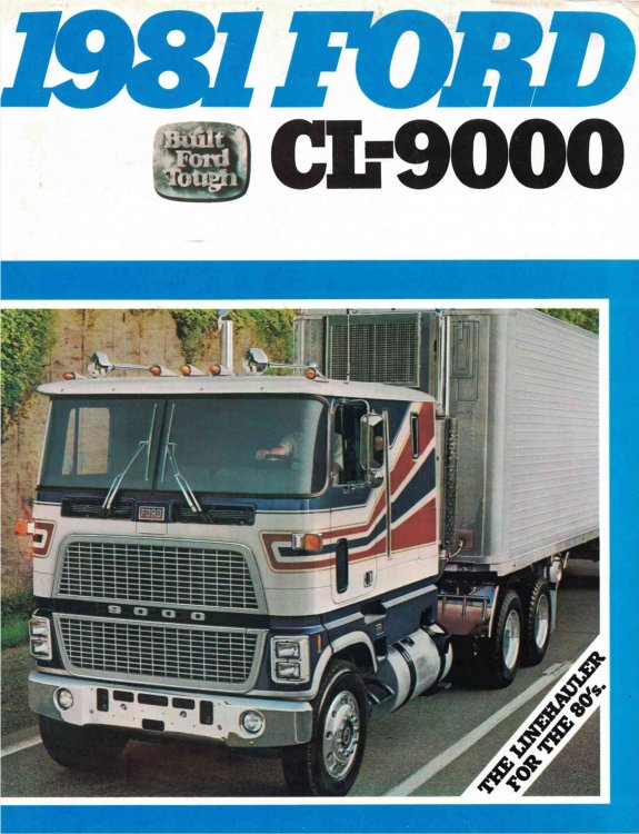 1981 Ford CL-9000 Series [sales brochure] [Heavy-Duty Ford Truck]