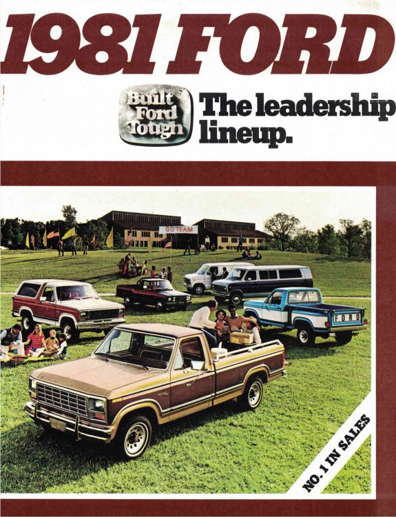 1981 Ford Leadership Lineup [sales brochure] [Ford Truck]