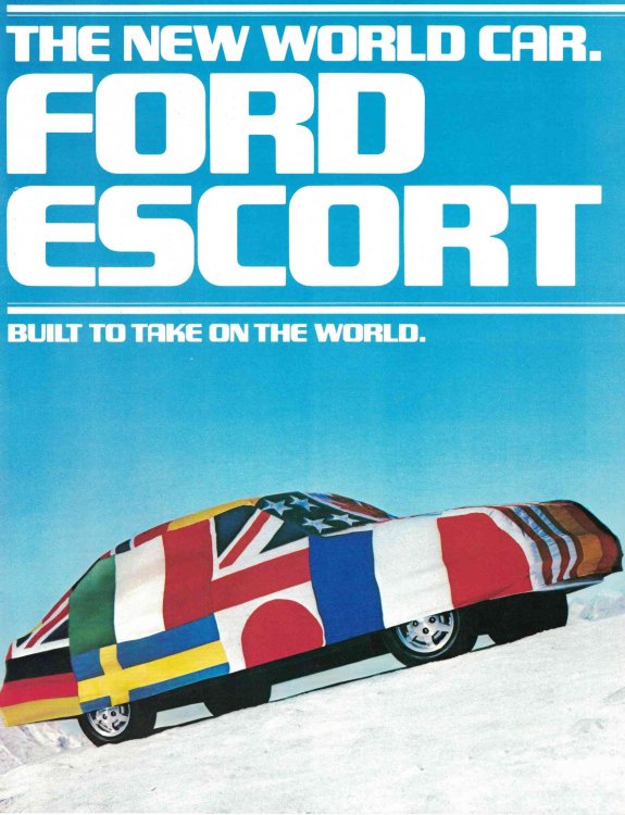 1981 Ford Escort: The New World Car [sales brochure]