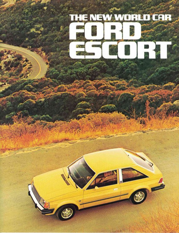 1981 Ford Escort: The New World Car [sales brochure]