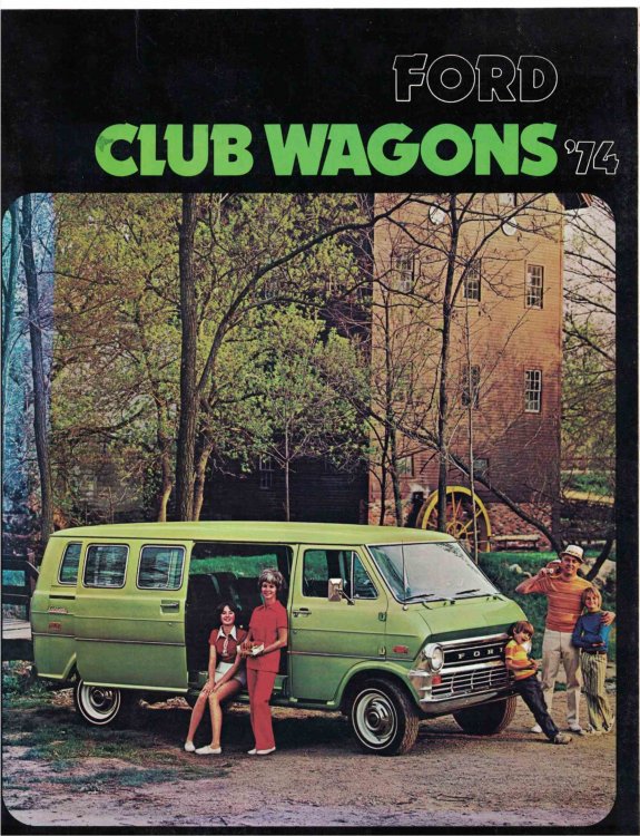 '74 Ford Club Wagons [1974 Sales Brochure]