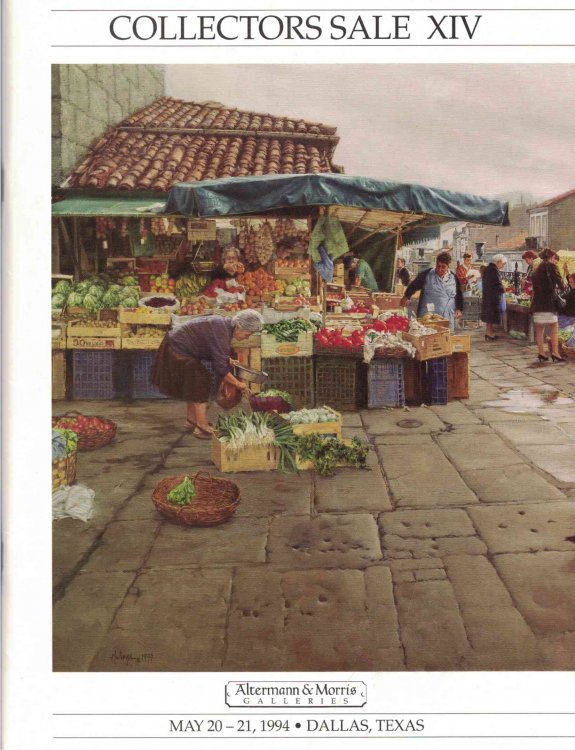Fourteenth [XIV] Annual Collectors Sale: .Friday, May 20, 1994. at Altermann & Morris Galleries.