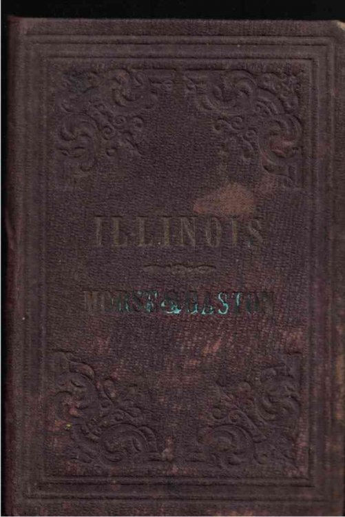 Map of Illinois (1855) [Bound pocket map]