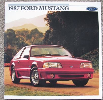 1987 Ford Mustang [Sales Brochure]