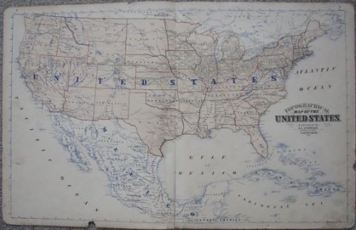 Topographical Map of the United States