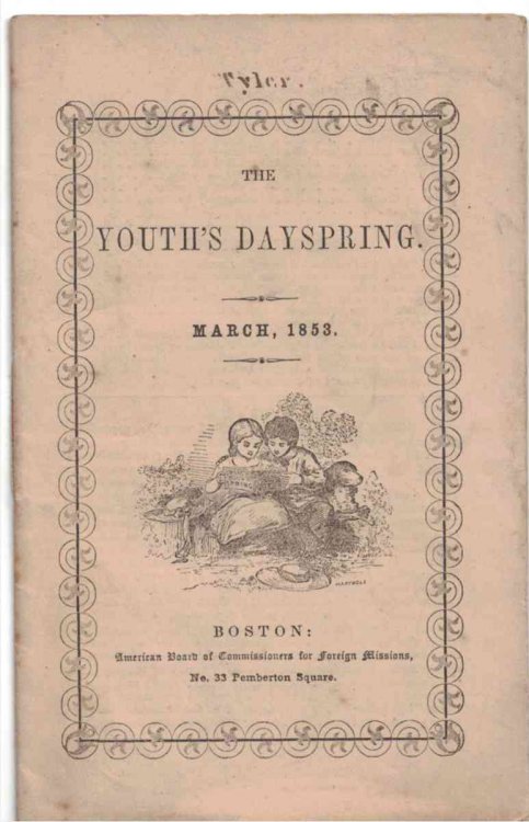 The Youth's Dayspring, March, 1853