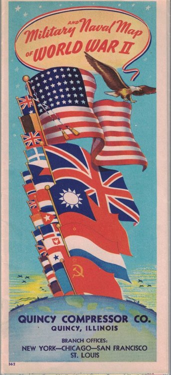 Military and Naval Map of World War II