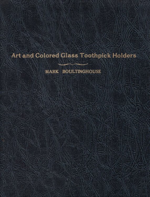 Art and Colored Glass Toothpick Holders