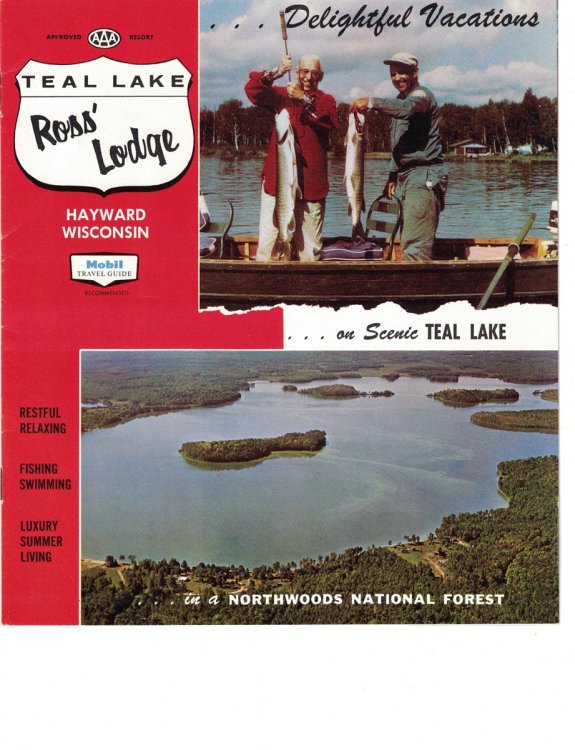 Ross' Lodge, Teal Lake, Hayward Wisconsin [Resort Brochure]