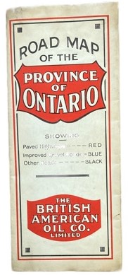 The British American Oil Co. Limited, Road Map of the Province of Ontario