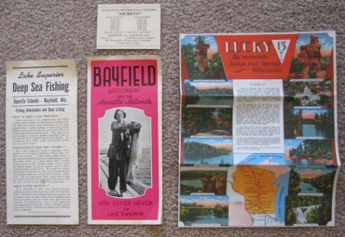 [Lot of Bayfield, Wisconsin torurist information]