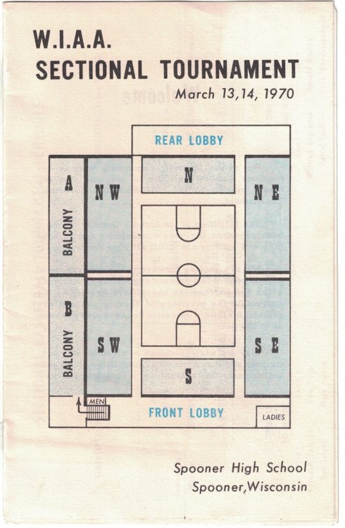 W.I.A.A. Sectional Tournament, March 13, 14, 1970 [basketball]