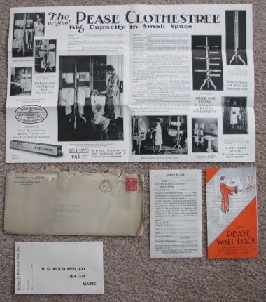 Pease Clothestree [advertising flyer / ephemera] [1929]