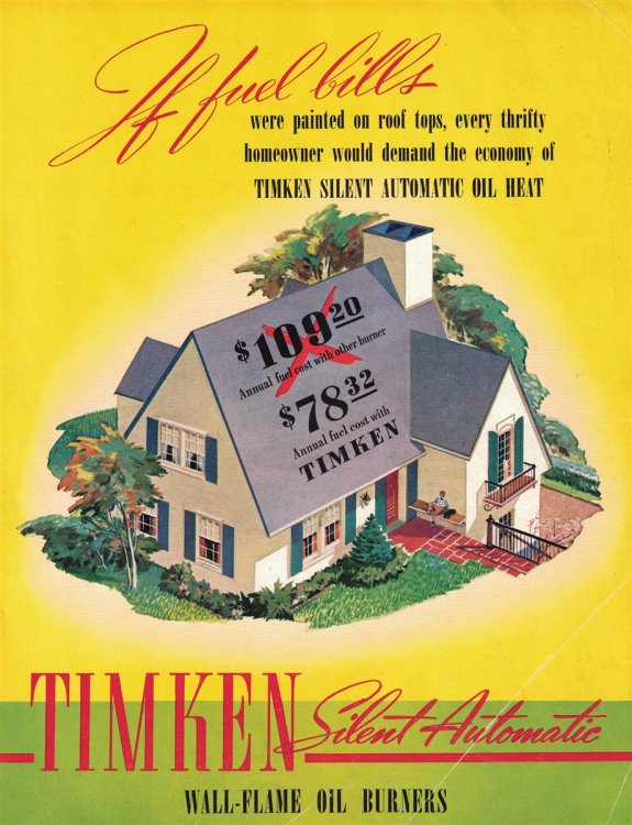 Timken Silent Automatic Wall-Flame Oil Burners [sales brochure]