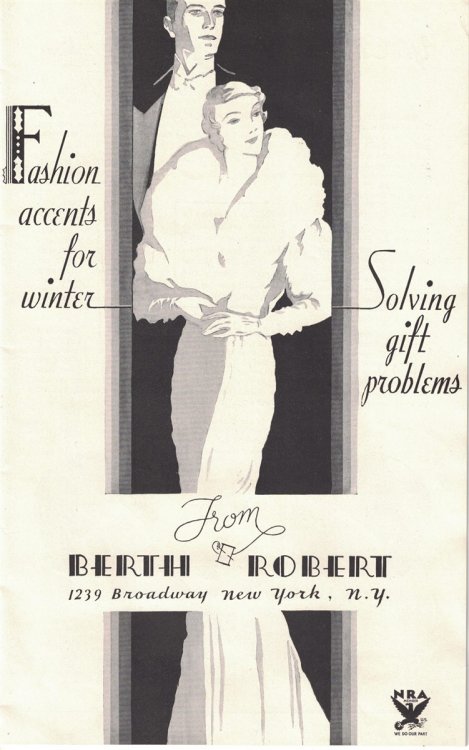 Berth Robert [sales brochure] [1933]