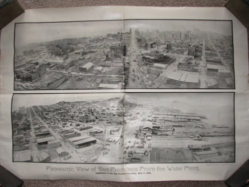 Panoramic View of San Francisco from the Waterfront: Supplement to San Francisco Examiner, June 3, 1906 [Print]