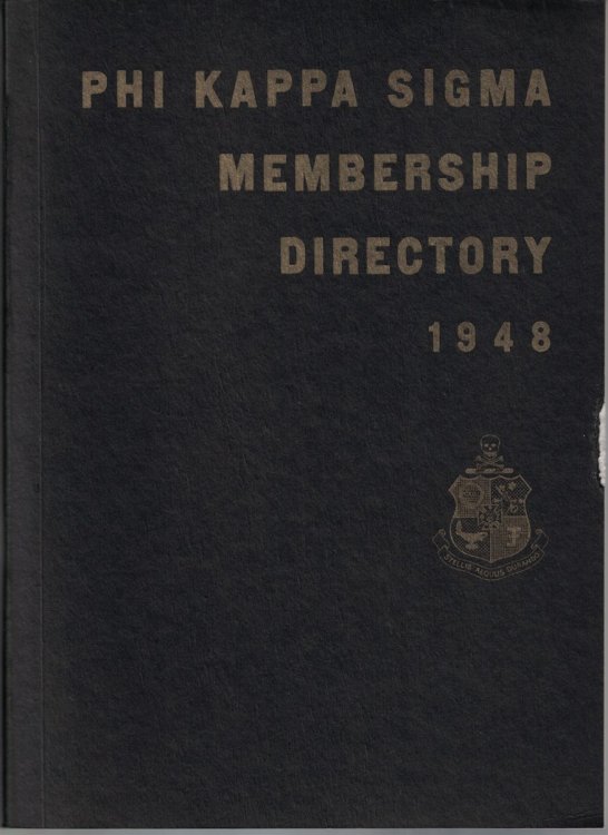 Phi Kappa Sigma Fraternity, Directory of Living Members