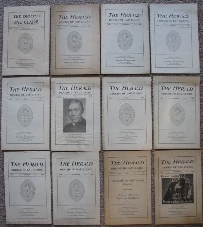 The Herald: Diocese of Eau Claire [Monthly bulletin of Christ Church (Episcopal), Eau Claire, Wisconsin] [Twelve Issues dated between 1933 and 1941]