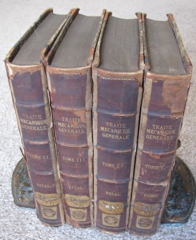 Traite Mecanique Generale, Comprenent les Lecons Professees a L'ecole Polytechnique [4 volume partial set - comprised of volumes 2 - 5]