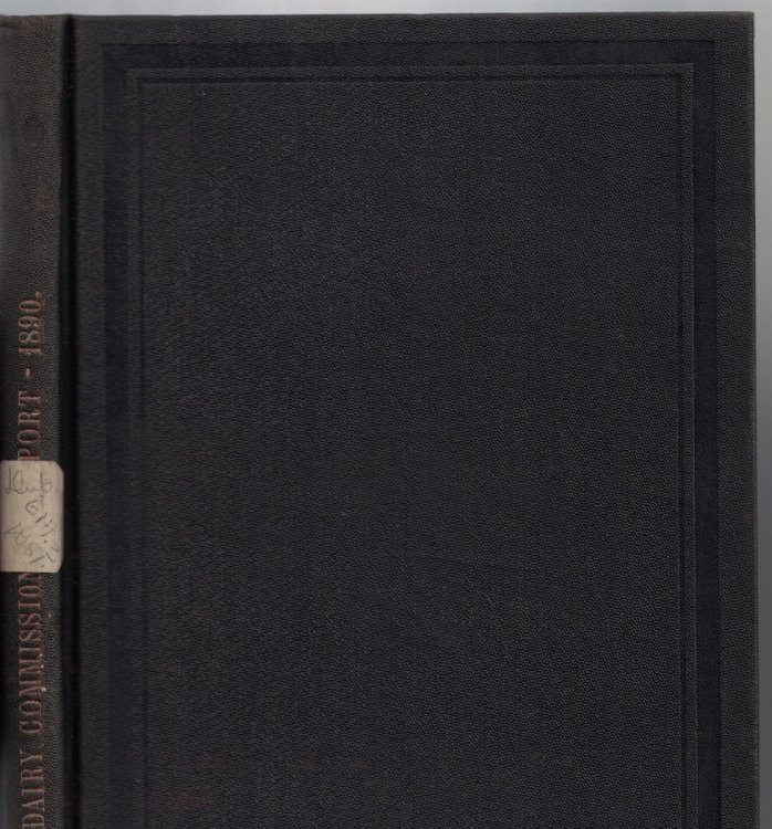 First Annual Report of the State Dairy and Food Commissioner of Wisconsin. 1890