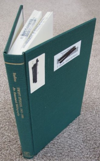 Swift Studies 1965-1980 An Annotated Bibliography