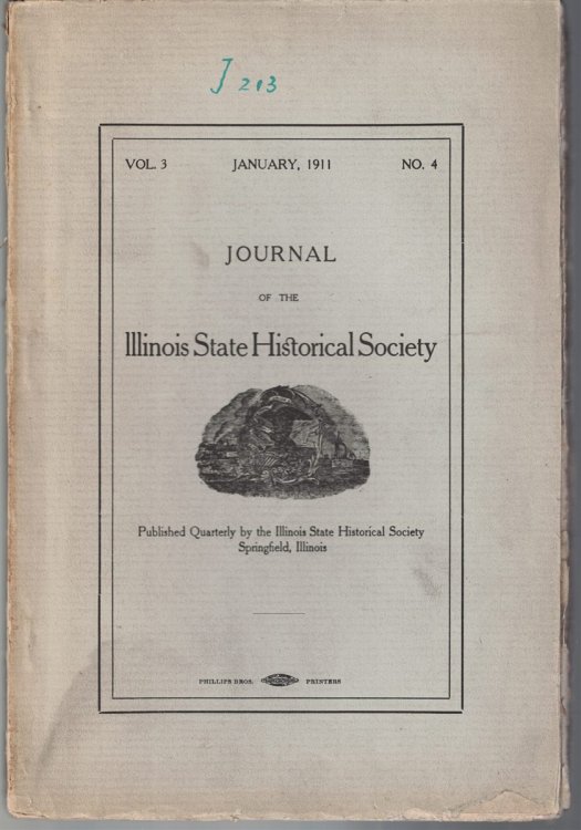 Journal of the Illinois State Historical Society: January, 1911, Volume 3, Number 4