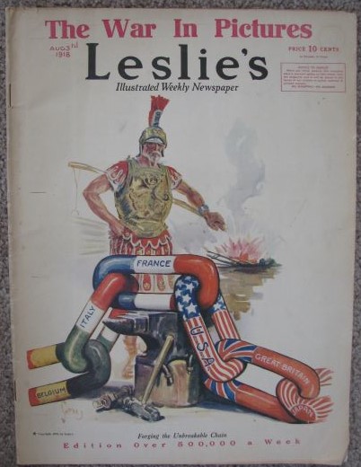 Image for Leslie's Illustrated Weekly Newspaper: The War in Pictures. August 3, 1918 Leslie's Illustrated Weekly Newspaper: The War in Pictures. August 3, 1918