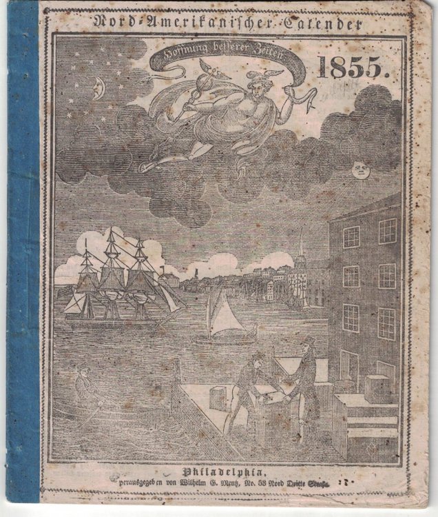 Neuer Calender fur Nord Amerika auf das Jahr unfers Herrn 1855 [Almanac]