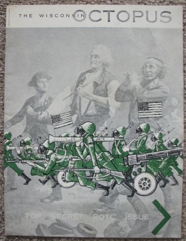 The University of Wisconsin Octopus, Volume 33, Number 5, April, 1955 [Top Secret ROTC Issue]
