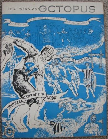 The University of Wisconsin Octopus, Volume 34, Number 2, November, 1955 [Football Game of the Gods Issue]